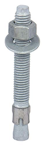 Wedge Anchor, Galv. Steel, 5/8x6, PK5