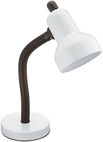 Lite Source LSF-211WHT WHT Goose Desk Lamp, White