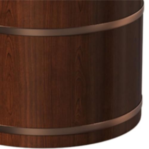 Spa de pies de madera con tapa miniatura 7