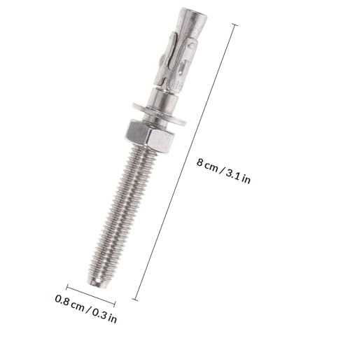 Pernos de Expansión de Acero Inoxidable M8x80 4 Piezas miniatura 2
