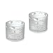 Produktbild hitools 2X Kunststoff Messbecher - 20 ml - transparent - 2/2,5/3/4/5/6/7/7,5/8/9/10/11/12/12,5/15/20 ml