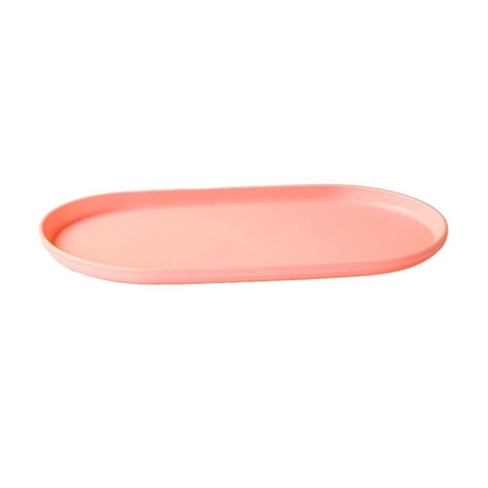 K5C7S3W9D6 plant dish saucer Plant Drip Tray 14.8 Inch Elliptical Saucers, Garden Home Plastics Potted Pallet(Pink)