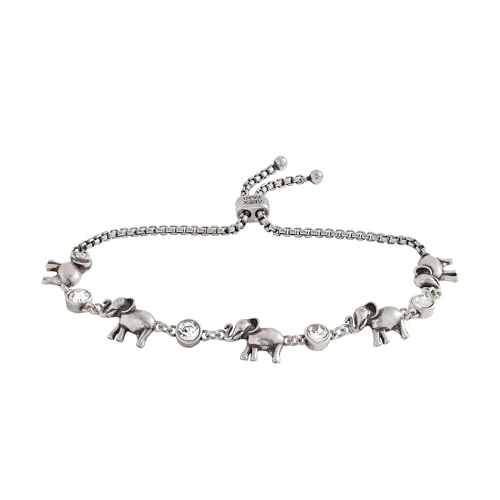 Alex and Ani Elephant Crystal Bolo Bracelet