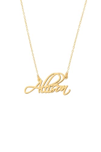 Product Image of the 925 Sterling Custom Name Necklace for Women, Gold, Rose and Silver Color Options, Personalized Necklaces for Women with various Chain Lengths, Silver Initial Necklaces for Women - Gifts For Her