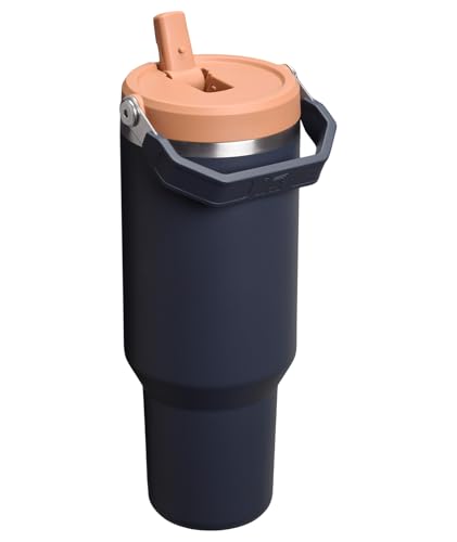 Image of STANLEY IceFlow 2.0 Flip Straw Tumbler with Handle 40 oz | Twist On Lid and Flip Up Straw | Leakproof Water Bottle | Insulated Stainless Steel | BPA-Free | Twilight