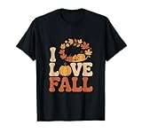 Photo Gallery i love fall zucca foglie autunno maglietta Photo Gallery i love fall zucca foglie autunno maglietta