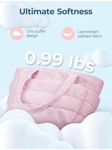 Zynor Tote Bag, Monvielle Tote Bag, Lightweight Puffy Crossbody Bag, Large Capacity for Travel, Work2