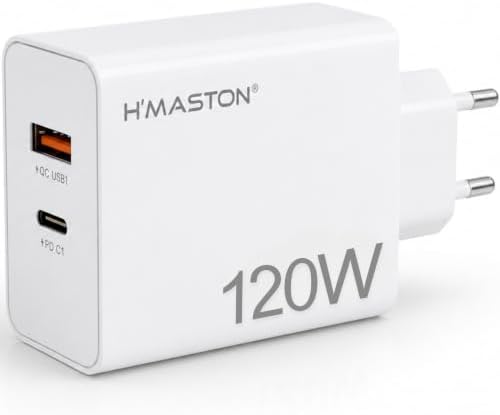 Carregador Turbo 120W Duas Portas, Compatível com Tipo C, Iphone 15,16, IOS, Android, Galaxy, Xiaomi, Motorola, Samsung, Tablets, Notebooks, Carga até 8x + Rápida Premium