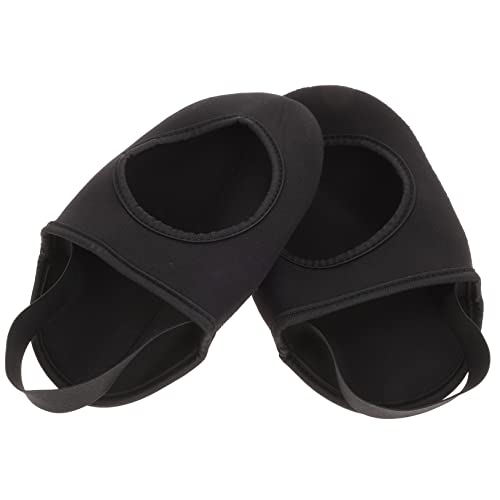 balacoo 4sets Cycling Overshoes Bowling Shoe Covers Reflective Strip Neoprene Water Half Covers 2pcs*4