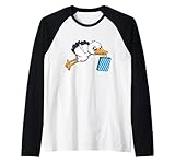 Storch Lebensmittelladen Einkaufen Niedliche exotische Vögel Raglan