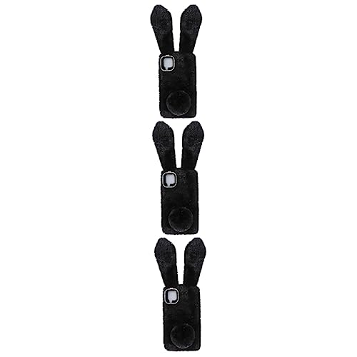 Coque de téléphone design cartoon noire pour le quotidien Hemobllo