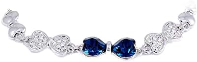 Swarovski Elements Women's 18K White Gold Plated Bracelet - SWR-003