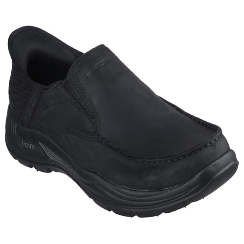 Skechers Men's Arch Fit Motley - Milo Black/Black - 10.5