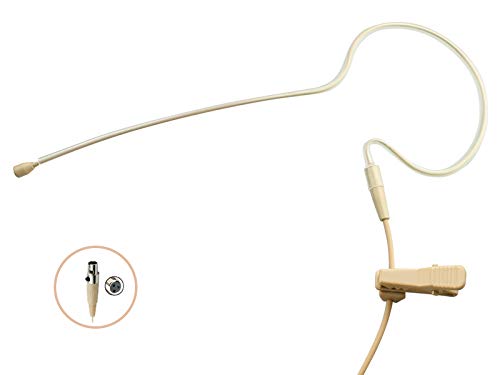 Pro Light Weight Low Profile Single Earhook Headworn Microphone JK MIC-J S90 Compatible