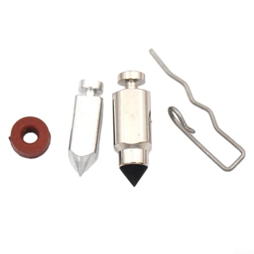 Kit d'aiguille de valve flotteur de rechange pour carburateur avec OEM pour 394681 394989 391071 299720 299096 compatible avec 7 à 18 moteurs Kit de réparation métallique