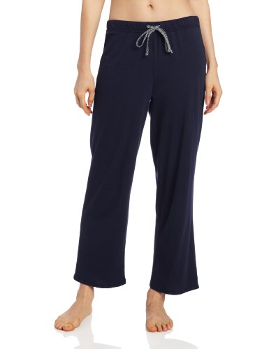 Nautica Sleepwear Women's Solid Knit Anchor Ankle Pant