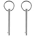 2 Pack Quick Release Pin, Diameter 1/4
