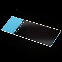 Globe Scientific 1324B-144 Microscope Slides, 90 Degree Ground Edges with Safety Corners, Blue Frosted, Glass, 25 mm x 75 mm Size, Pack of 144