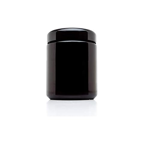 Nebula Airtight Container Glass Jar - Ultraviolet Storage Container Refillable, Herbs, Spices, Coffee, Protein Powders, Tall Wide-Mouth (250ml) Cover