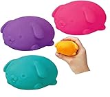 Schylling Nee Doh Funky Pup...Groovy Glob! Squishy, Squeezy, Stretchy Stress Fidget Balls Gift Set Party Bundle - 3 Pack (Assorted)