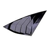 1 Pair Car ABS Exterior Rear Side Window Shutters Louvers Covers Compatible With VW Jetta A7 MK7 GLI 2020 2019