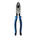 Klein Tools J2000-9NE Side Cutter Linemans Pliers, Made in USA, High Leverage 9-Inch Pliers Cut ACSR, Screws, Nails, Wire