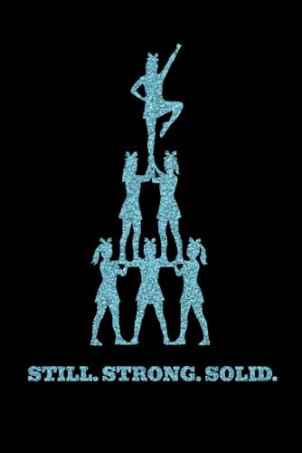 Cheerleading Journal for Bases - Turquoise Sparkle Edition: A motivational lined notebook filled with empowering quotes designed for the powerful athlete who lifts the whole team.