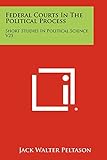 Federal Courts In The Political Process: Short Studies In Political Science, V25