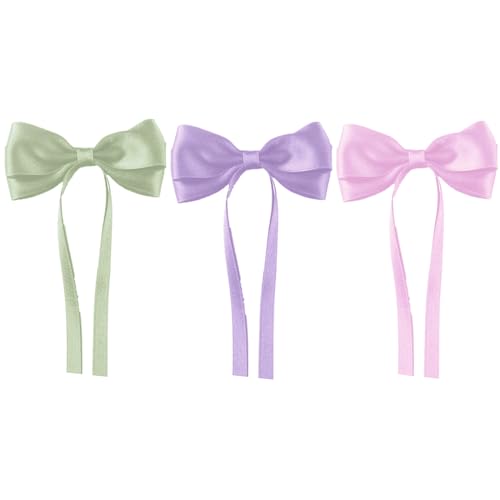 Cnrfeoap 3er Set Pastell Schleifen Haarclips