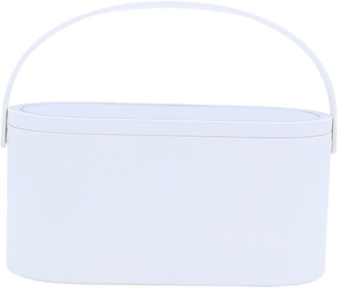 1pc Portable Led Lighted Makeup Organizer Case with Mirror Travel Cosmetic Storage Box for Outdoor Activities and Business Trips Multifunctional and Convenient Design