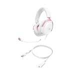 HyperX Cloud III – Wired Gaming Headset, PC, PS5, Xbox Series X|S, Angled 53mm Drivers, DTS, Memory Foam, Durable Frame, Ultra-Clear 10mm Mic, USB-C, USB-A, 3.5mm – Pink - Image 4