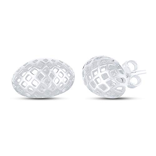 Collar de plata de ley Charmsy con delicada filigrana de malla para mujer elegante