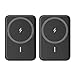 Anker MagGo Magnetic Wireless Charging 5,000mAh Power Bank 2-Pack – Portable Charger with Built-in Kickstand, 7.5W Wireless Charging for iPhone 12, 13, 14, 15 & Newer, Compact & Travel-Friendly
