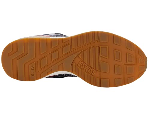 K-Swiss Men's Si-18 Rannell Suede Usa Sneaker, Vintage Peacot/Samba/Snow White, 12 M #TOP6