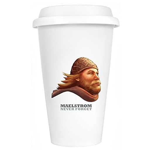 Maelstrom Viking - Epcot - Norway - Never Forget återanvändbar Kaffemugg Kopp Silikonlock Reusable Coffee Cup