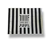 Bandiera Ufficiale 70×50 cm Bianco/Nera in Poliestere – Since 1897 – Ideale per Tifosi e Stadio - 2024001