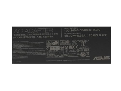 Chargeur ASUS ROG GL742VL original 120W avec son embout arrondi