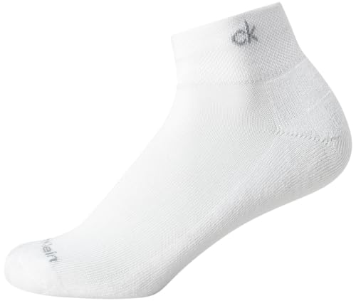 Image of Calvin Klein Quarter Socks for Women - 6 Pack Cushioned Ankle Socks - Quarter Cut, Breathable, Lightweight, Athletic Design