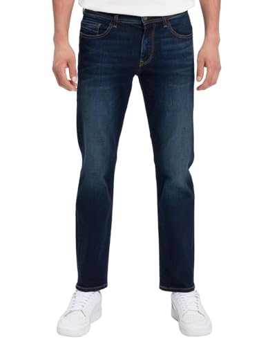 Cross Jeans Herren Jeans Antonio - Relaxed Fit - Blau -Deep Blue W29-W40 Stretch, Größe:36W / 34L, Farbe:Deep Blue 293