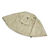 Keenso Haustierkäfig-Abdeckung mit Rollladentüren, Langlebige, wasserdichte und Sonnenbeständige Haustierkäfig-Abdeckung für den Außenbereich, Schmutzabweisend, Geeignet für Vorräte (Beige)