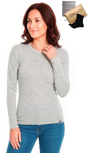 Merino Wool Long Sleeve Base Layer