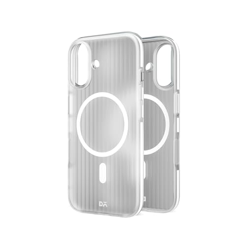 Image of DailyObjects Beam 2.0 Magnetic Protective Case Cover Compatible with iPhone 16 Plus |Magsafe|Camera & Body Protection|Anti Shock,Scratch Resistant|Precise Cutouts Design|Wireless Charging-White