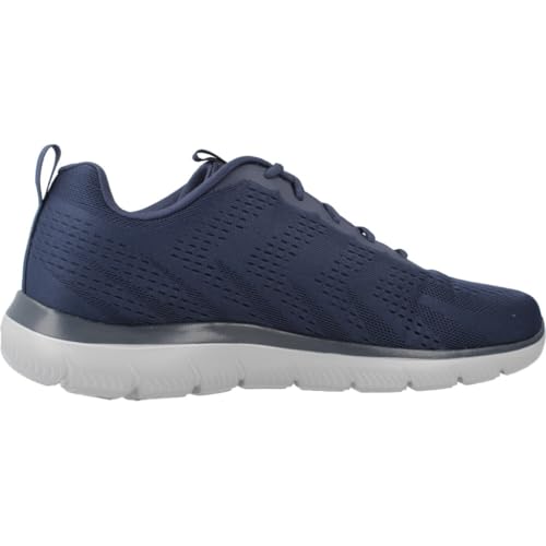 Skechers Homme Summits Torre Espadrilles, Navy Mesh/Gray Trim, 41 EU