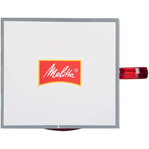 Melitta Signature Series 1 xícara de café para servir na cafeteira Tritan Red