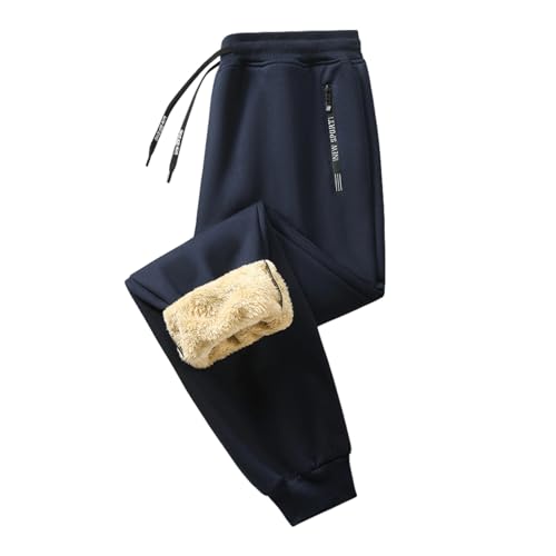 Pantalon de loisirs d'hiver à jambes larges et doublure polaire