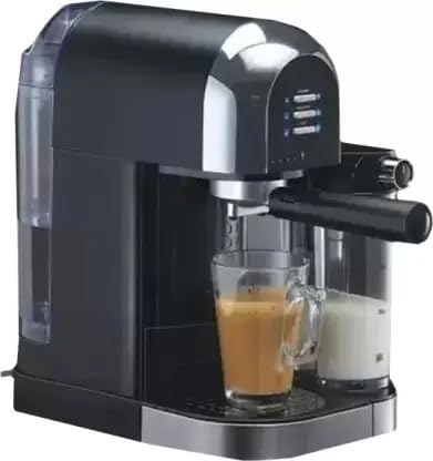 Image of Morphy Richards Autopresso 3 in 1 1350 W Milk Frother and Coffee Maker Black