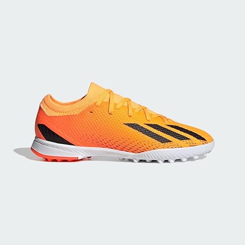 adidas X SPEEDPORTAL.3 Turf Football Shoe, Solar Gold/Black/Team Solar Orange, 11 US Unisex Little Kid | Image 1