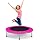 38”, Pink, without Handrail