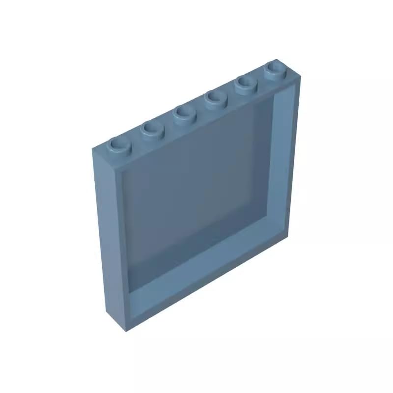 Gobricks 59349 Door Panel 1x6x5 10 Pieces GDS-773 Compatible with Lego Building Blocks Color:Sand Blue
