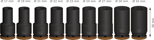 Coffret de douilles PRO Impact Bosch haute résistance 96x56mm - 4